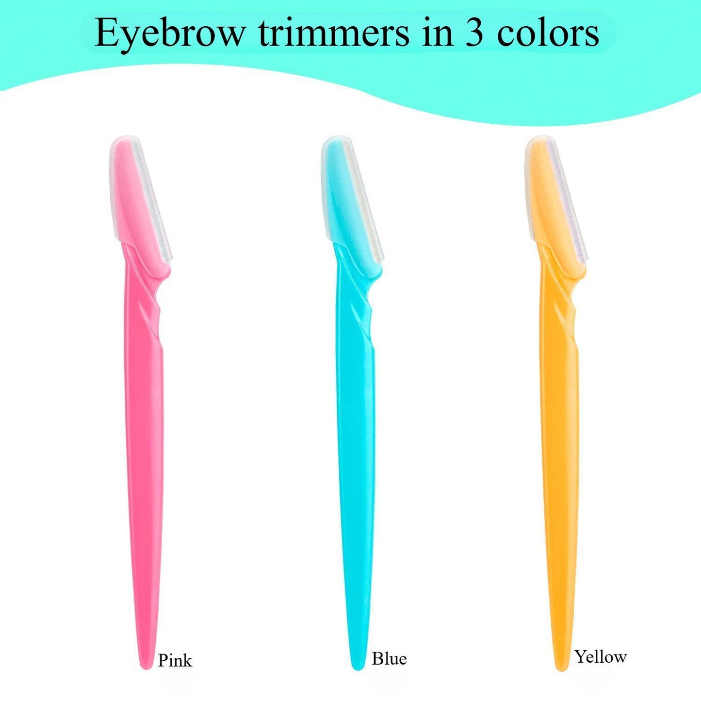 Colovis 66 Eyebrow Razor and Face Razor for Women and Men, Eyebrow Hair Trimmer and Shaver with Protective Cover,Safe and Newbie Friendly