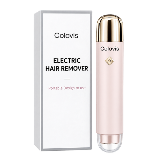 Colovis Electric 2-in-1 Hair Removal Device for Women Dual-Head Hair Trimmer 3D Floating Blade Serrated Push Cutter Head IPX6 Waterproof Type-C Charging
