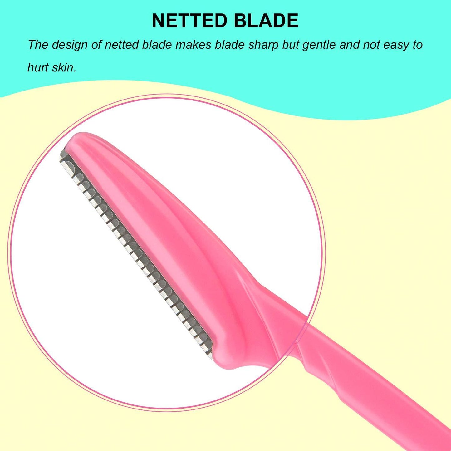 Colovis 66 Eyebrow Razor and Face Razor for Women and Men, Eyebrow Hair Trimmer and Shaver with Protective Cover,Safe and Newbie Friendly